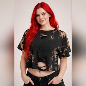 Y2K 99% Cotton Bleached Tee